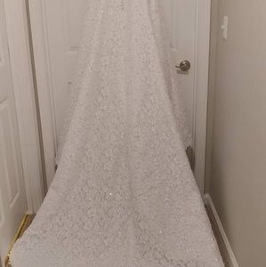 Michael Angelo Wedding Dress size 12. Never worn